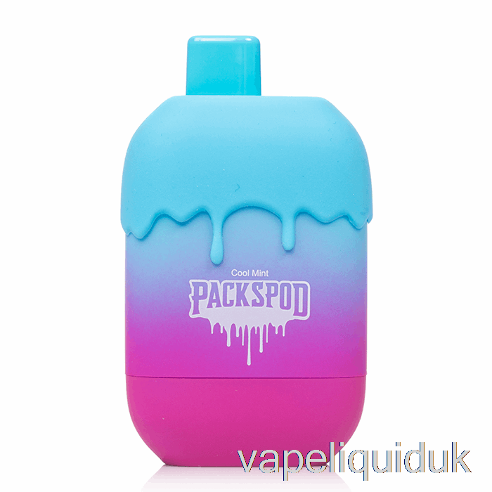 Packwood Packspod 5000 Disposable Gelato Freeze (Cool Mint) Vape Juice